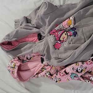 Tokidoki x Gudetama Zip Hoodie Lot Juniors Large Like New